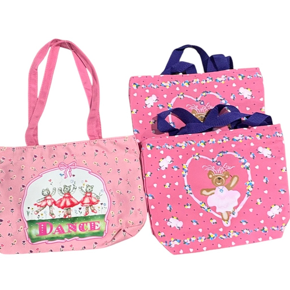 3 Bears Zip Up Ballet Dance Lesson Bag